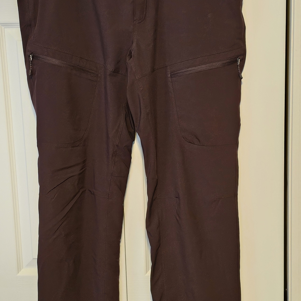 Eddie Bauer 12 TALL, Burgundy Fleece Lined Pants